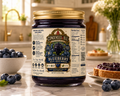 Condensedable™ Blueberry Jelly / Fruit Spread | No Sugar Added | Plant-Based | (In Glass Jar)