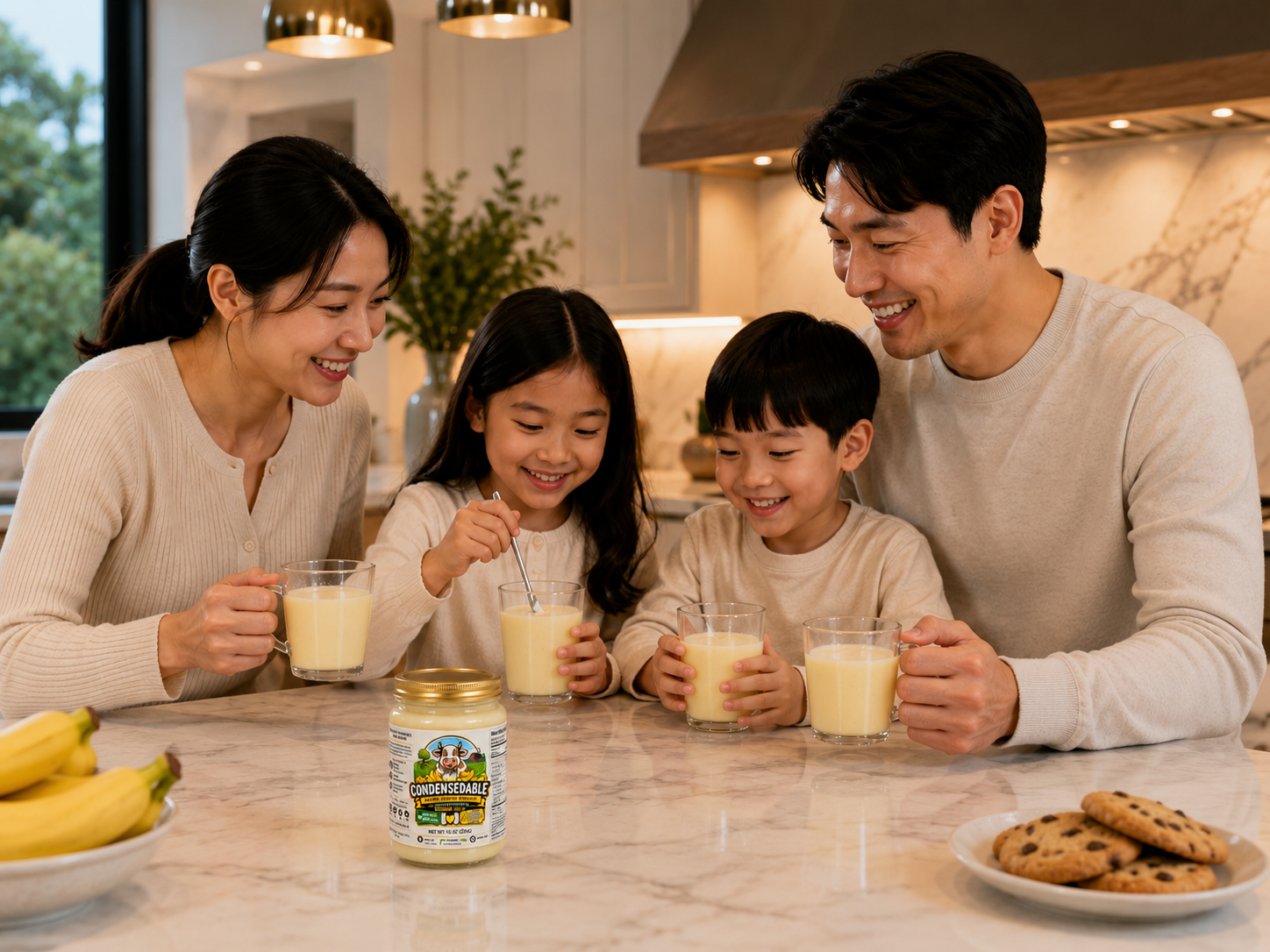 Condensedable™ Sweetened Condensed Banana Milk (In Glass Jar)