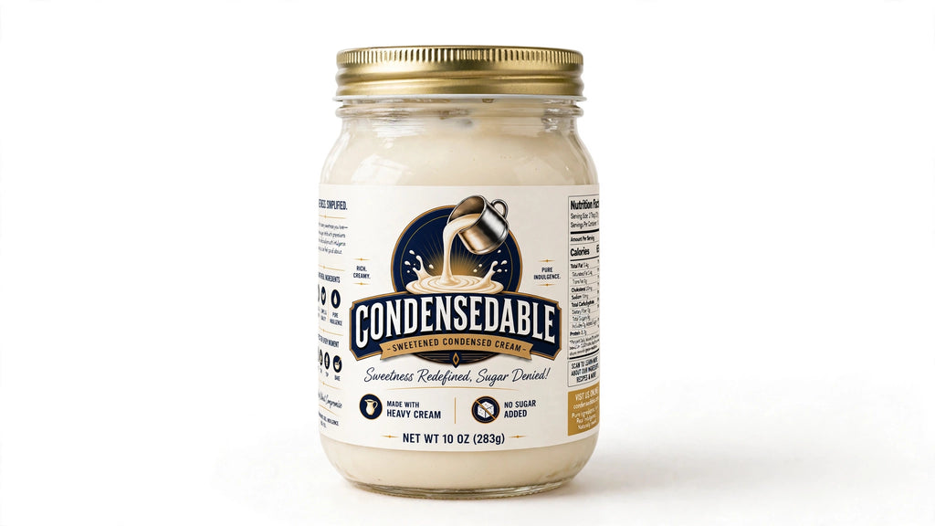 Condensedable™ Sweetened Condensed Cream (In Glass Jar)