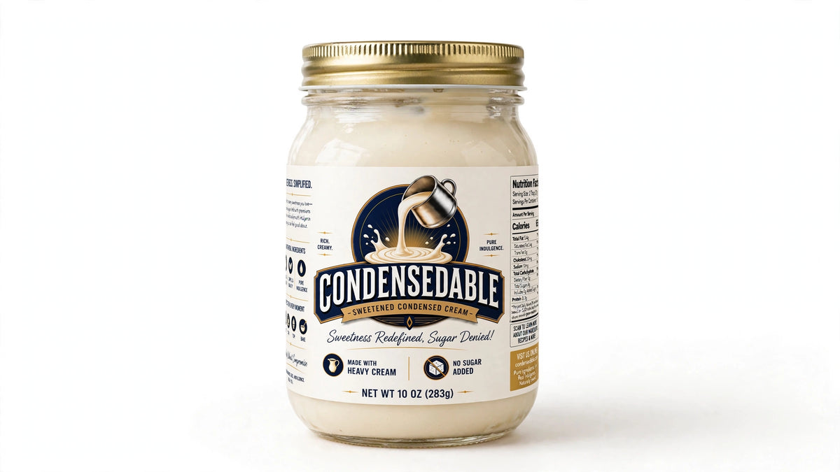 Condensedable™ Sweetened Condensed Cream (In Glass Jar)